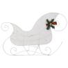 Reindeer & Sleigh Christmas Decoration - 60 LEDs Outdoor White