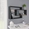 Stylish Wall Shelf Grey 104x20x58.5 cm - Engineered Wood