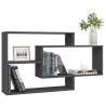 Stylish Wall Shelf Grey 104x20x58.5 cm - Engineered Wood