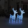 Christmas Reindeers 2 pcs Blue 80 LEDs Acrylic Colour blue Quantity in Package 2 Number of LEDs 1 