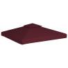 2-Tier Gazebo Top Cover 310 g/m² 3x3 m Bordeaux - Hipomarket