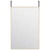 Stylish Gold Door Mirror 40x60 cm - Hipomarket UK