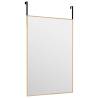 Stylish Gold Door Mirror 40x60 cm - Hipomarket UK