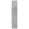 Stylish Concrete Grey Wall Shelf - 90x16x78 cm | HipoMarket