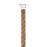 Jute Rope 50 m Long 8 mm Thick | Ideal for Crafts & Gardening