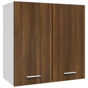 Hanging Cabinet in Brown Oak | Stylish Kitchen Storage