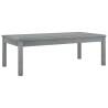 Stylish Grey Acacia Wood Coffee Table - 100x50x33 cm