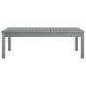 Stylish Grey Acacia Wood Coffee Table - 100x50x33 cm