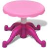 3-Mirror Kids' Playroom Vanity Table with Lights & Sound