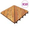 Decking Tiles 10 pcs 30x30 cm Solid Acacia Wood | Hipo Market