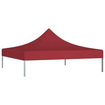 Burgundy Party Tent Roof 3x3 m - Durable & Weather Resistant