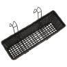 Balcony Trapezoid Rattan Planter Set - 50 cm, 2 pcs Black