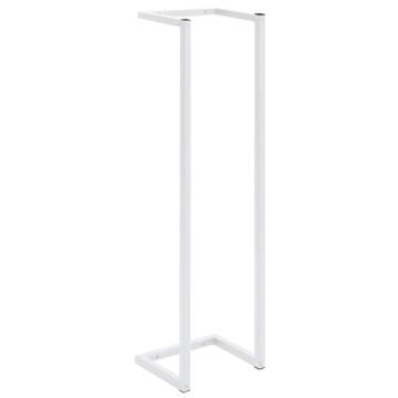 Towel Rack White 25x20x95 cm Steel - Stylish Bathroom Organizer