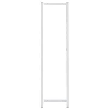 Towel Rack White 25x20x95 cm Steel - Stylish Bathroom Organizer