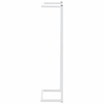 Towel Rack White 25x20x95 cm Steel - Stylish Bathroom Organizer