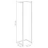 Towel Rack White 25x20x95 cm Steel - Stylish Bathroom Organizer