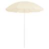 Outdoor Parasol with Steel Pole Sand 180 cm Colour sand Quantity in Package 1 