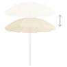 Outdoor Parasol with Steel Pole Sand 180 cm - Stylish Shade