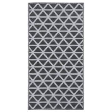 Stylish Outdoor Carpet Black 190x290 cm | Hipomarket