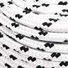 Braided Boat Rope White 6mm x 25m - Durable Polyester Rope