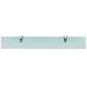 Floating Glass Shelf 70x10 cm - Stylish & Functional Storage