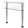 Kitchen Shelf Transparent - 49.5x35x19 cm Tempered Glass