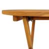 Folding Garden Table 70 cm - Solid Acacia Wood | HipoMarket