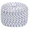 Boat Rope White 6mm 50m - Durable Polypropylene for Boating