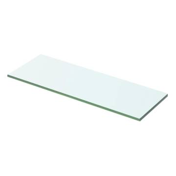 Shelf Panel Glass Clear 50x12 cm | Durable & Stylish Display