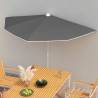 Garden Half Parasol with Pole 180x90 cm Anthracite Colour anthracite Quantity in Package 1 