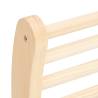 S-Shape Sauna Backrest | Solid Pine | Relax in Style