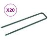 Nails for Artificial Grass 20 pcs U-shape Iron Quantity in Package 20 