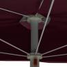 Garden Half Parasol Bordeaux Red 180x90 cm | HipoMarket UK