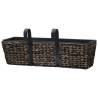 Garden Planters Set - 2 Pcs Water Hyacinth Brown | HipoMarket