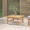 Elegant Bamboo Garden Table | 65x55x30 cm | Hipomarket UK