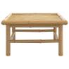 Elegant Bamboo Garden Table | 65x55x30 cm | Hipomarket UK