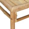 Elegant Bamboo Garden Table | 65x55x30 cm | Hipomarket UK