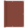 Balcony Screen Terracotta 120x600 cm Oxford Fabric Colour terracotta Size 120 x 600 cm Quantity in Package 1 