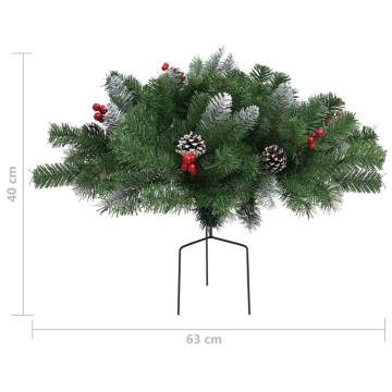 Artificial Pathway Christmas Tree - 40 cm PVC | Hipomarket