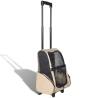 Foldable Multipurpose Pet Trolley Beige Colour beige Size 40 x 25 x 55 cm 