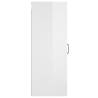 High Gloss White Hanging Wall Cabinet | 34.5x34x90 cm