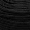 Work Rope Black 6mm - Durable 25m Polyester Cord | HipoMarket