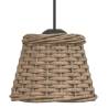 Brown Wicker Ceiling Lamp Shade Ø15x12 cm | Hipomarket