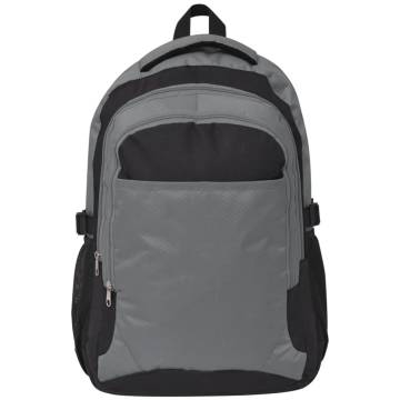 Durable 40L Black and Grey School Backpack | Hipomarket