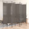 6-Panel Room Divider Anthracite 240x200 cm Fabric Colour anthracite Size 240 x 200 cm Number of 1 Number_of_Panels 6 