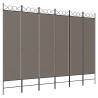 6-Panel Room Divider Anthracite 240x200 cm - Hipomarket