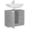 Concrete Grey Sink Cabinet - Stylish Storage Solution | HipoMarket