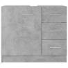 Concrete Grey Sink Cabinet - Stylish Storage Solution | HipoMarket