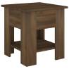 Stylish Brown Oak Coffee Table - 40x40x42 cm | HipoMarket