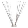 4-Row Stainless Steel Bird Spikes Set of 6 - 3m | Hipomarket